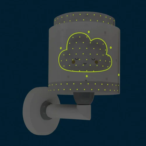 APPLIQUE MURALE PER BAMBINI NUVOLETTA GRIGIA APPLIQUE MURALE PER BAMBINI NUVOLETTA GRIGIA