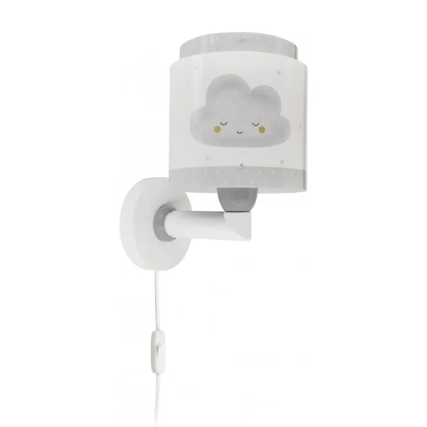 APPLIQUE MURALE PER BAMBINI NUVOLETTA GRIGIA APPLIQUE MURALE PER BAMBINI NUVOLETTA GRIGIA