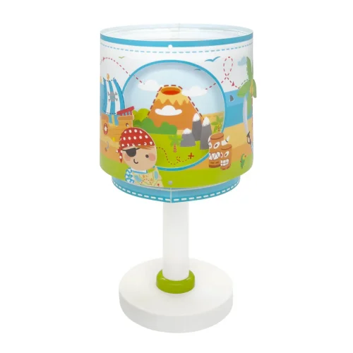 LAMPADA DA TAVOLO PER BAMBINI ISOLA DEI PIRATI LAMPADA DA TAVOLO PER BAMBINI ISOLA DEI PIRATI