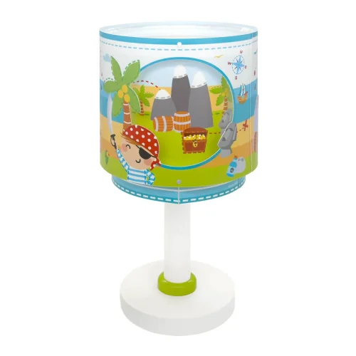 LAMPADA DA TAVOLO PER BAMBINI ISOLA DEI PIRATI LAMPADA DA TAVOLO PER BAMBINI ISOLA DEI PIRATI