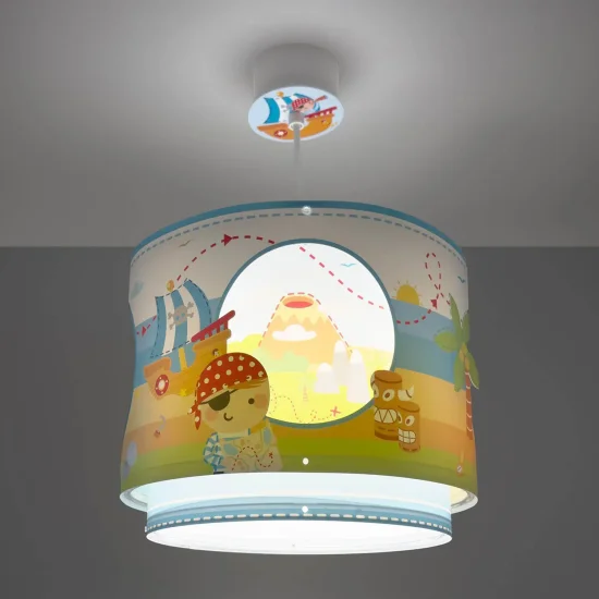 LAMPADA DA TAVOLO PER BAMBINI ISOLA DEI PIRATI 2