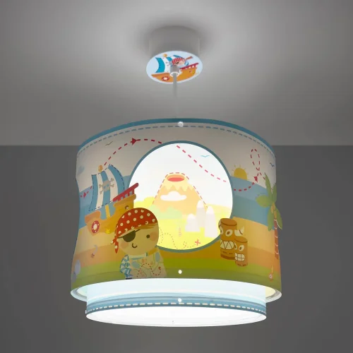 LAMPADA DA TAVOLO PER BAMBINI ISOLA DEI PIRATI LAMPADA DA TAVOLO PER BAMBINI ISOLA DEI PIRATI