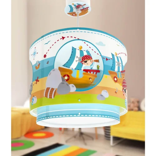 LAMPADA DA TAVOLO PER BAMBINI ISOLA DEI PIRATI LAMPADA DA TAVOLO PER BAMBINI ISOLA DEI PIRATI