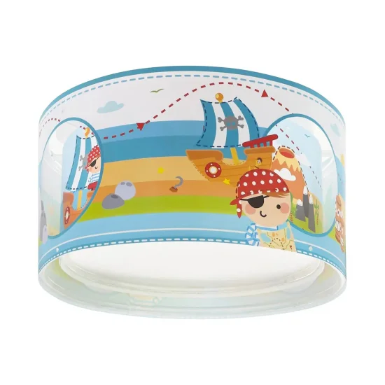 PLAFONIERA BAMBINI ISOLA PIRATA