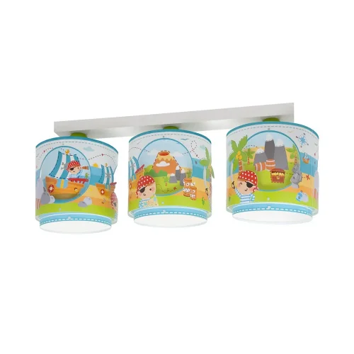 PLAFONNIERE PER BAMBINI 3 LUCI ISOLA PIRATA PLAFONNIERE PER BAMBINI 3 LUCI ISOLA PIRATA