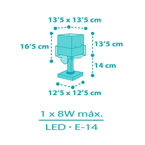 LAMPADA DA TAVOLO PER BAMBINI ANIMALI DELLA GIUNGLA