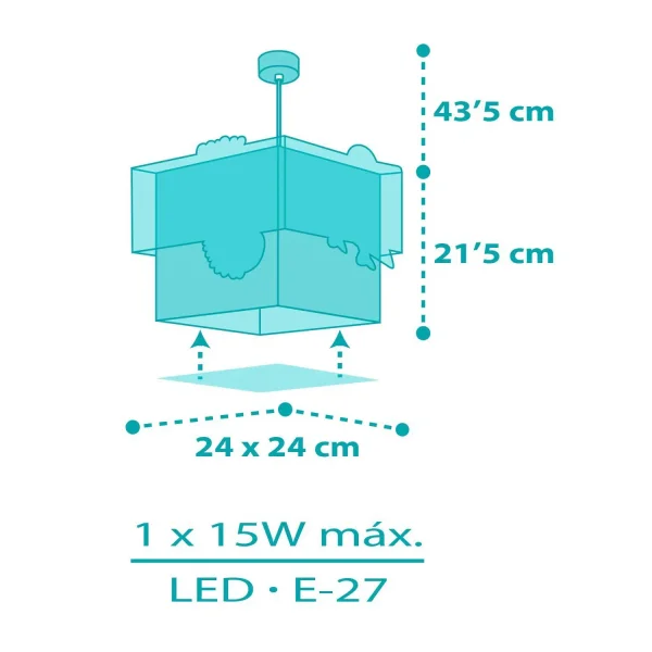 SOSPENSIONE BAMBINI ANIMALI DELLA GIUNGLA