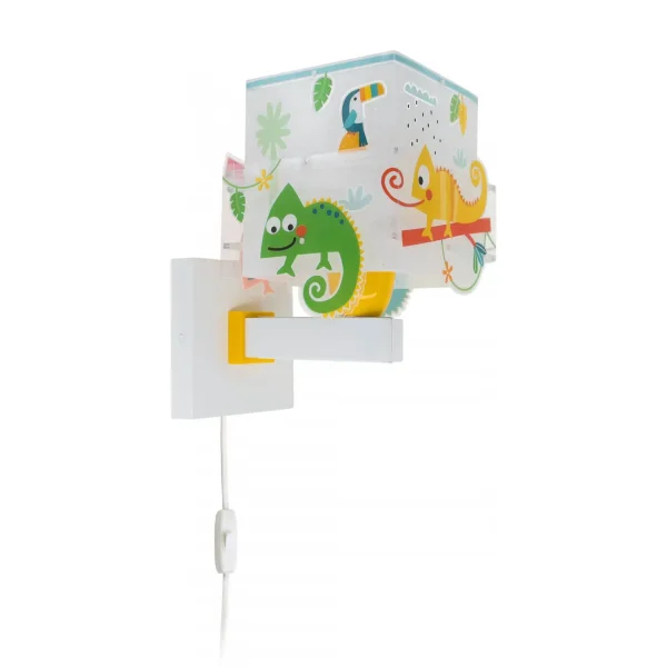 APPLIQUE DA PARETE PER BAMBINI ANIMALI DELLA GIUNGLA