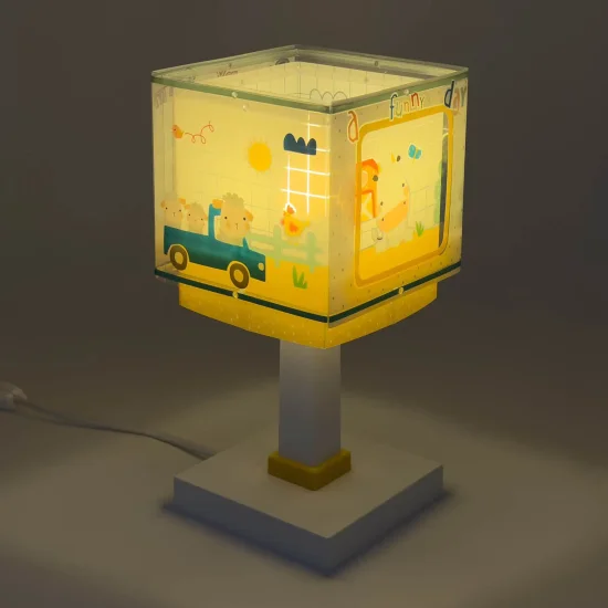 LAMPADA DA TAVOLO PER BAMBINI FATTORIA ANIMALI 2