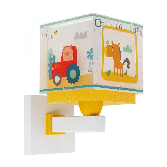 APPLIQUE DA PARETE PER BAMBINI FATTORIA ANIMALETTI