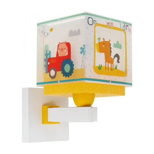 APPLIQUE DA PARETE PER BAMBINI FATTORIA ANIMALETTI