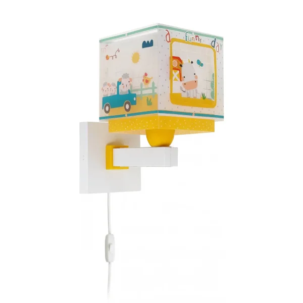 APPLIQUE DA PARETE PER BAMBINI FATTORIA ANIMALETTI