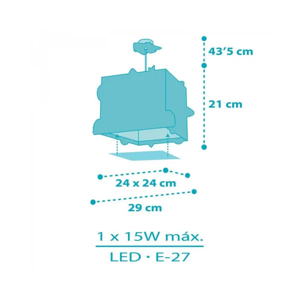 LAMPADARIO PER BAMBINI RAZZO