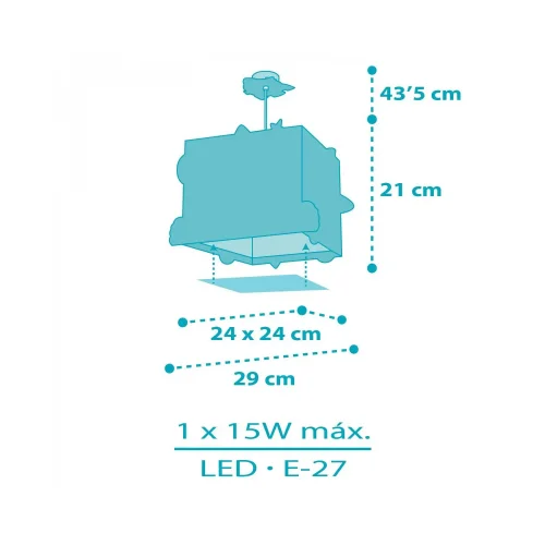 LAMPADARIO PER BAMBINI RAZZO