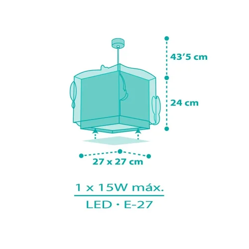 LAMPADA A SOSPENSIONE PER BAMBINI SIRENE