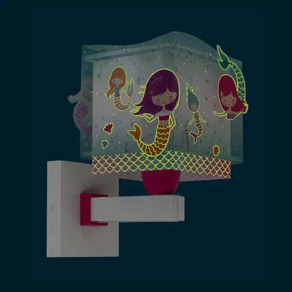 APPLIQUE MURALE PER BAMBINI SIRENE APPLIQUE MURALE PER BAMBINI SIRENE