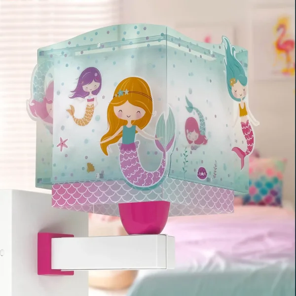 APPLIQUE MURALE PER BAMBINI SIRENE APPLIQUE MURALE PER BAMBINI SIRENE