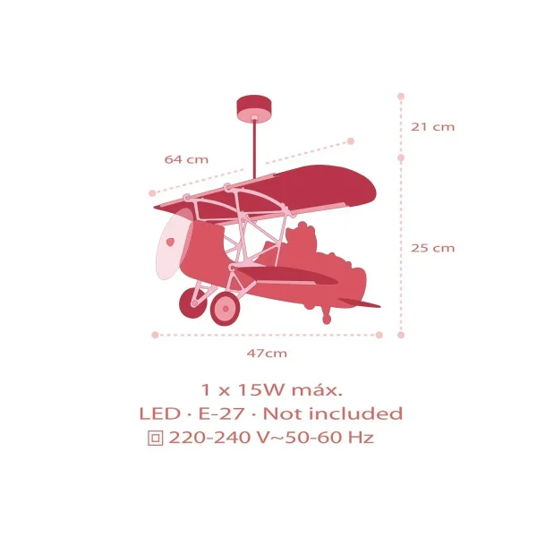 SOSPENSIONE PER BAMBINI TEDDY PLANE
