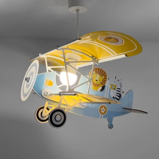 LAMPADA A SOSPENSIONE PER BAMBINI LION PLANE 2