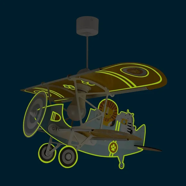 LAMPADA A SOSPENSIONE PER BAMBINI LION PLANE