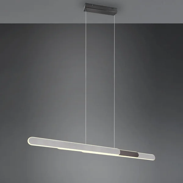 LAMPADARIO A SOSPENSIONE LED 48W 2700-6500K ALLUMINIO LUCIDATO HELENA