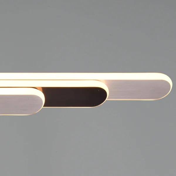 LAMPADARIO A SOSPENSIONE LED 48W 2700-6500K ALLUMINIO LUCIDATO HELENA