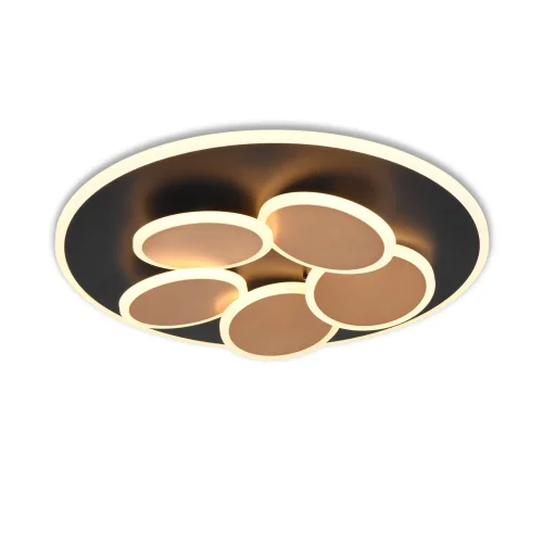 PLAFONIERA LED 35W 2700-6500K NERO/ORO MILAN