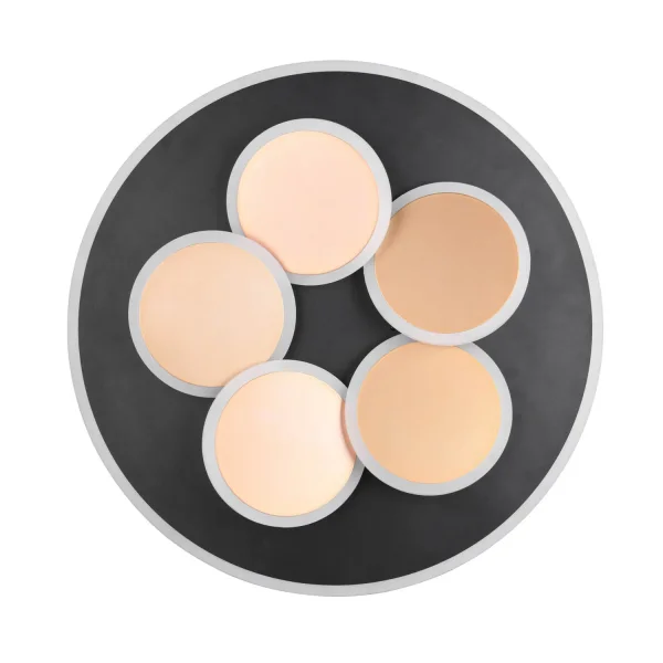 PLAFONIERA LED 35W 2700-6500K NERO/ORO MILAN