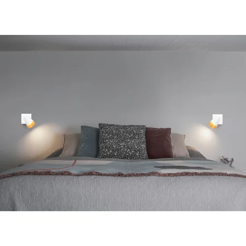 SPOT DA SOFFITTO/PARETE IN METALLO BIANCO GU10 SILVANO