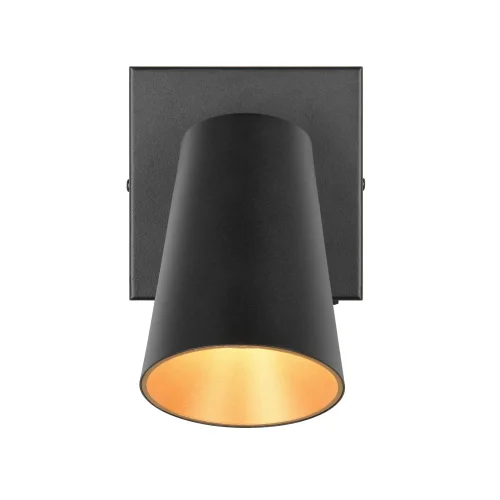 SPOT DA SOFFITTO/PARETE IN METALLO NERO GU10 SILVANO