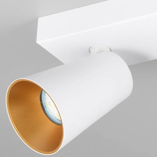 SPOT SOFFITTO/PARETE 3 LUCI METALLO BIANCO GU10 SILVANO
