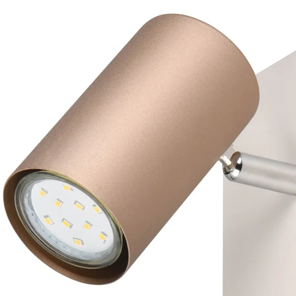 SPOT DA SOFFITTO/PARETE METALLO COFFEE/GRIGIO GU10 GRAFTON