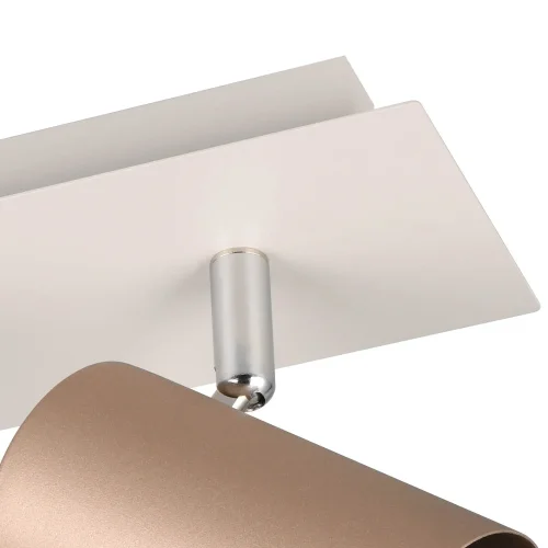 SPOT DA SOFFITTO/PARETE 2 LUCI IN METALLO COFFEE/GRIGIO GU10 GRAFTON