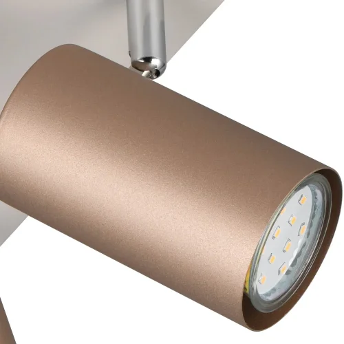 SPOT DA SOFFITTO/SETE 4 LUCI METALLO COFFEE/GRIGIO GU10 GRAFTON