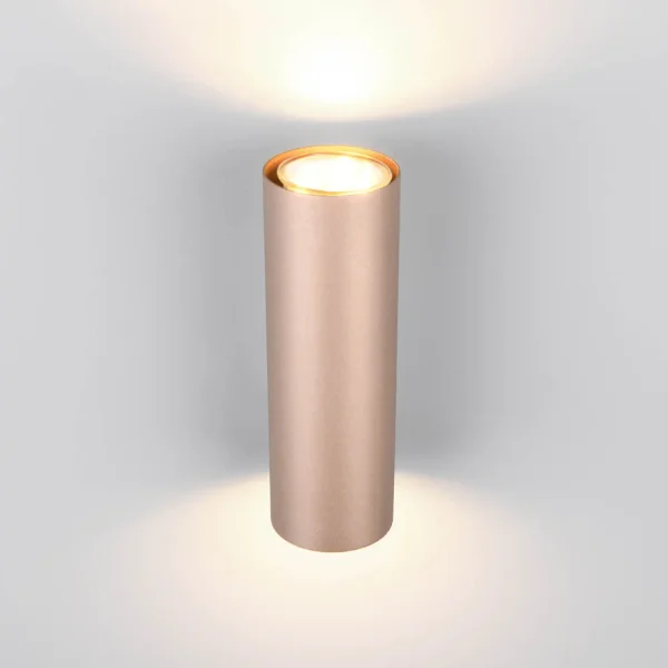 APPLIQUE DA PARETE 2 LUCI BIDIREZIONALE METALLO COFFEE/GRIGIO GU10 GRAFTON