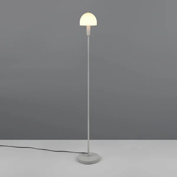 LAMPADA DA TERRA IN METALLO GRIGIO ASSOLUTO E14 GASPAR LAMPADA DA TERRA IN METALLO GRIGIO ASSOLUTO E14 GASPAR