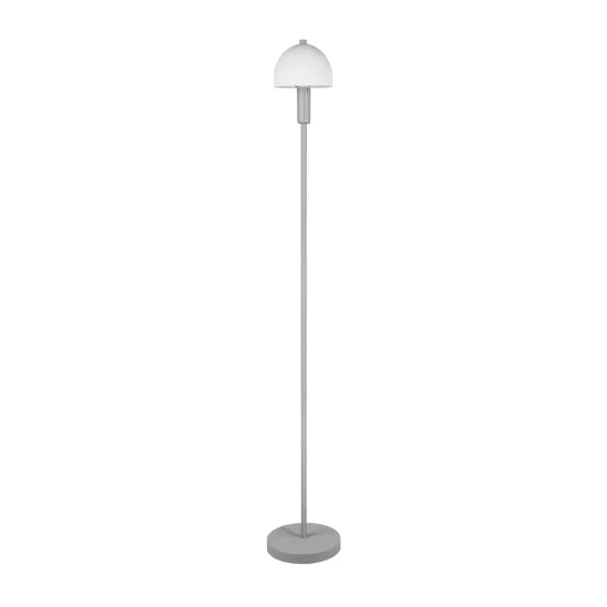 LAMPADA DA TERRA IN METALLO GRIGIO ASSOLUTO E14 GASPAR
