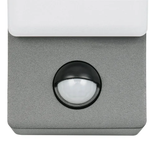 APPLIQUE DA ESTERNO 12,5W 4000K ANTRACITE IP44 CON SENSORE LIRIO APPLIQUE DA ESTERNO 12,5W 4000K ANTRACITE IP44 CON SENSORE LIRIO