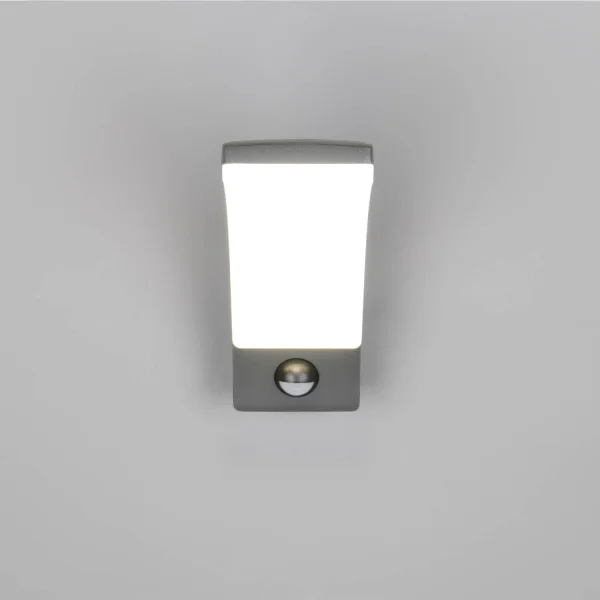 APPLIQUE DA ESTERNO 12,5W 4000K ANTRACITE IP44 CON SENSORE LIRIO APPLIQUE DA ESTERNO 12,5W 4000K ANTRACITE IP44 CON SENSORE LIRIO