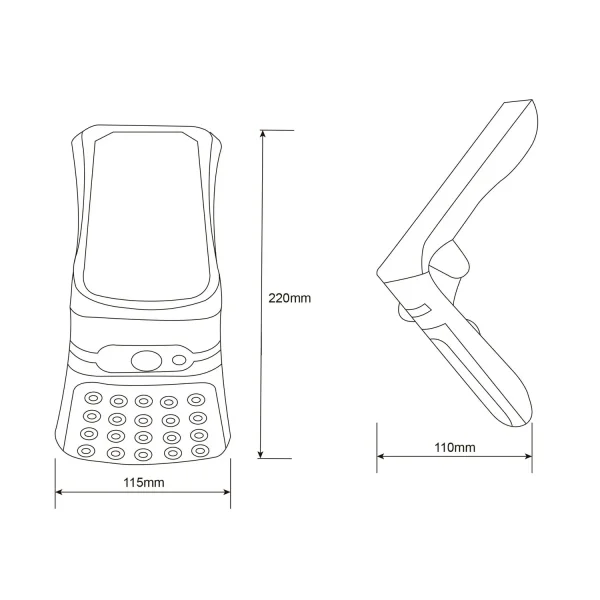 APPLIQUE ESTERNO SOLARE 3,5W 4000K CON SENSORI INCLINABILE IP44 TRELLIS