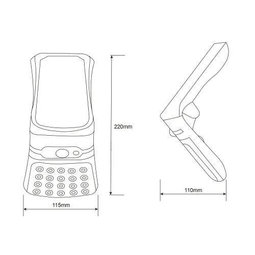 APPLIQUE ESTERNO SOLARE 3,5W 4000K CON SENSORI INCLINABILE IP44 TRELLIS