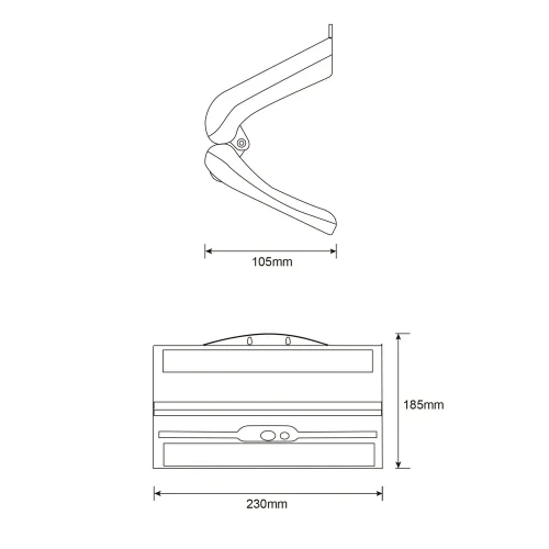 APPLIQUE SOLARE ESTERNO 5W 4000K SENSOR BASCULANTE IP44 MACADAMIA APPLIQUE SOLARE ESTERNO 5W 4000K SENSOR BASCULANTE IP44 MACADAMIA
