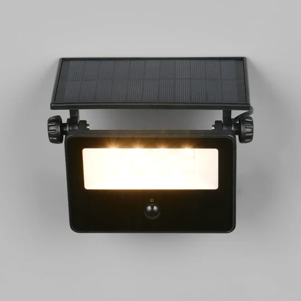 APPLIQUE DA ESTERNO SOLARE 10W 3000K-6000K CON SENSORE ORIENTABILE IP54 MUSCARI APPLIQUE DA ESTERNO SOLARE 10W 3000K-6000K CON SENSORE ORIENTABILE IP54 MUSCARI