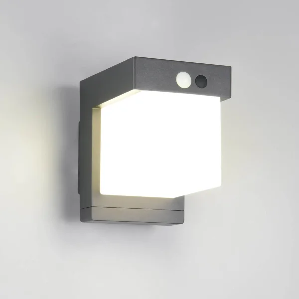 APPLIQUE ESTERNO SOLARE 5,5W 4000K SENSORE IP44 CORIANDER