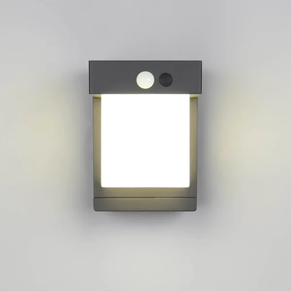 APPLIQUE ESTERNO SOLARE 5,5W 4000K SENSORE IP44 CORIANDER