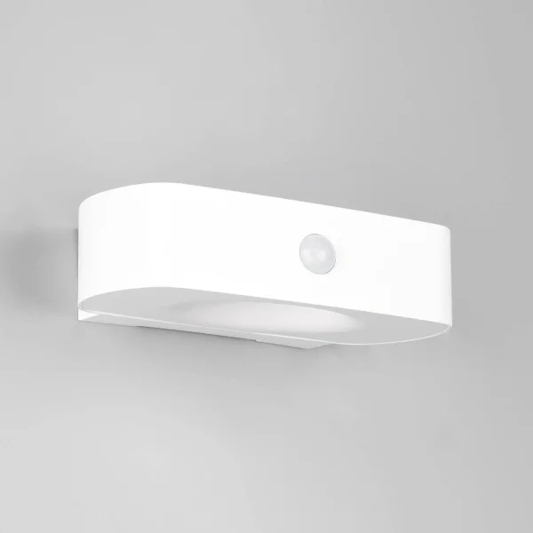 APPLIQUE DA ESTERNO SOLARE IBRIDA 6W 4000K SENSORE IP44 BIANCO BEGA APPLIQUE DA ESTERNO SOLARE IBRIDA 6W 4000K SENSORE IP44 BIANCO BEGA