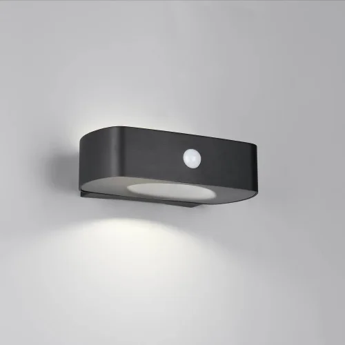 APPLIQUE ESTERNO SOLARE IBRIDO 6W 4000K SENSORE IP44 NERO BEGA APPLIQUE ESTERNO SOLARE IBRIDO 6W 4000K SENSORE IP44 NERO BEGA