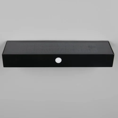 APPLIQUE ESTERNO SOLARE IBRIDO 6W 4000K SENSORE IP44 NERO SUNDEW