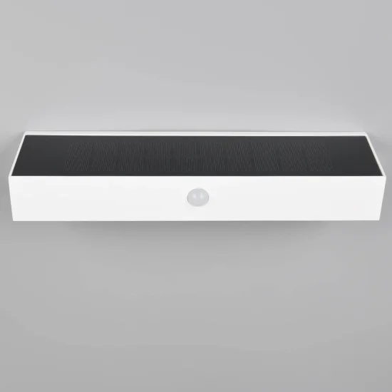 APPLIQUE ESTERNO SOLARE IBRIDO 6W 4000K SENSORE IP44 BIANCO SUNDEW 2