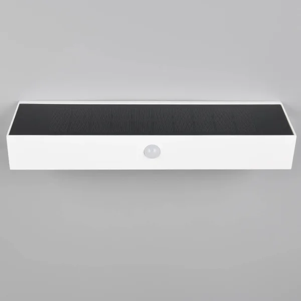 APPLIQUE ESTERNO SOLARE IBRIDO 6W 4000K SENSORE IP44 BIANCO SUNDEW